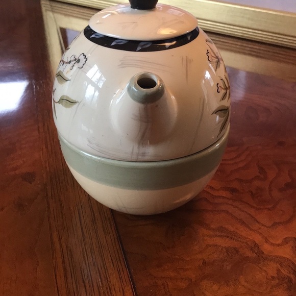 Collectible All-in-one Basil & Sage Teapot with 5" Cup - Picture 12 of 13